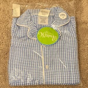 Blue Gingham Kids Pajamas
Size 4T boys
NWT